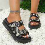 Sandale Confortable au Design Unique