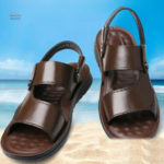 Sandale Respirante Cuir pour Homme