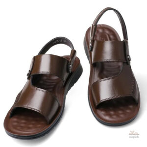 Sandale Cuir Homme, idéale pour l'été et les activités extérieures