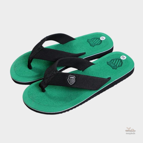 Sandale de plage homme avec semelle en bambou naturelle