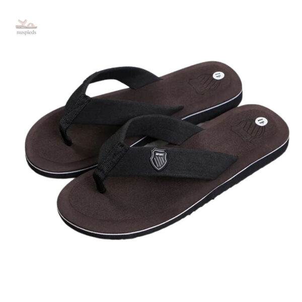 Chaussures d'été pour hommes, sandales en bambou élégantes