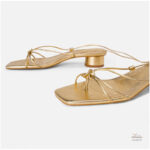 Talon bas et style gladiateur pour un confort chic