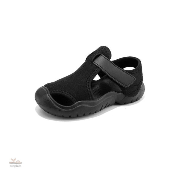 Sandale enfant avec protection intégrale, couleur bleue