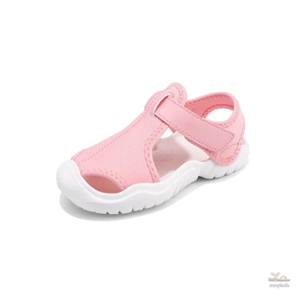 Sandale enfant à bout fermé, style pratique et sécurisé