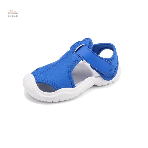 Sandale bleue pour enfants, idéale pour les activités