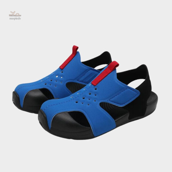 Sandales enfant stylées avec design bicolore