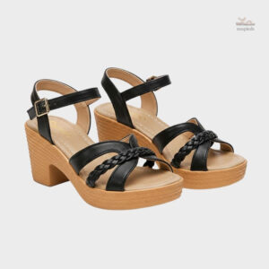 Sandales femme à talon épais, style estival chic
