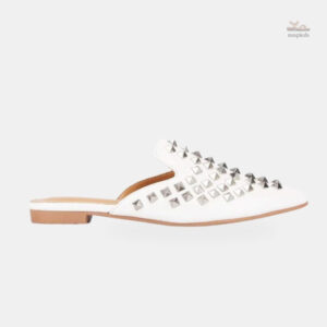 Sandale Femme Cloutée avec Mini Talon