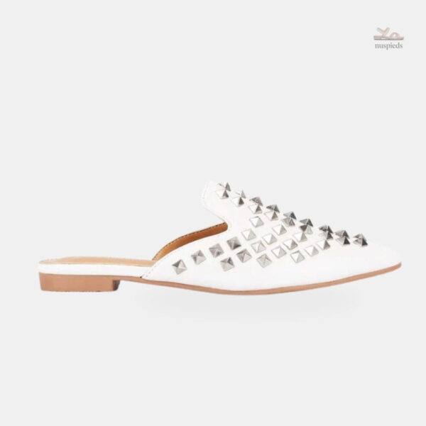 Sandale Femme Cloutée avec Mini Talon