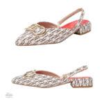 Sandale à imprimé tendance pour femme