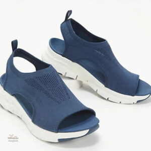 Sandale Femme Confortable en Tissu Élastique