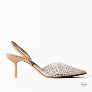 Sandale mariage femme, design chic avec détails en perles