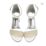Chaussures de mariage femme avec design raffiné et perles