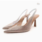 Sandales chic pour femme, style escarpin pour mariage