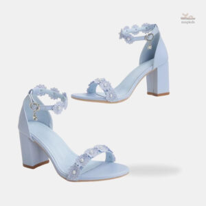 Sandale mariage femme avec talon luxueux