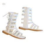 Sandales Montantes Fille au design élégant