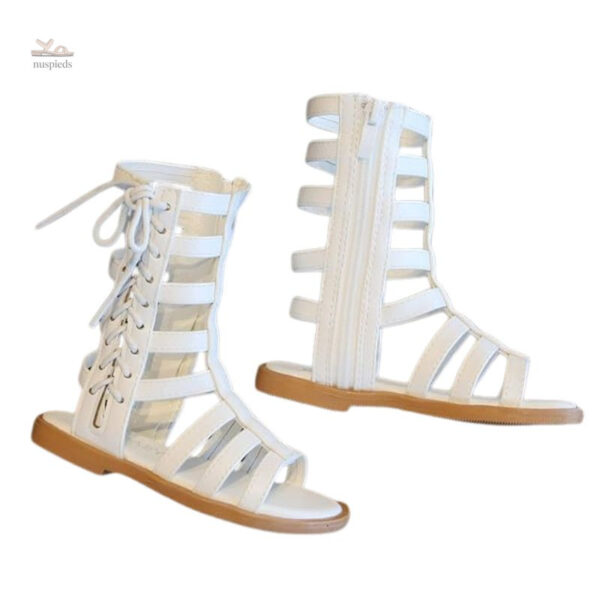 Sandales Montantes Fille au design élégant