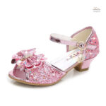 Sandales à paillettes, style ludique pour les petites filles