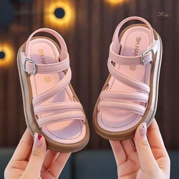 Sandales souples pour filles, parfaites pour les sorties