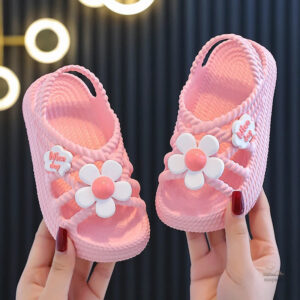 Sandale Fille avec Fleur, confort et charme pour les petites filles