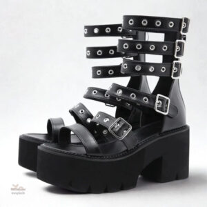 Sandale Gladiator Plateforme à Talon
