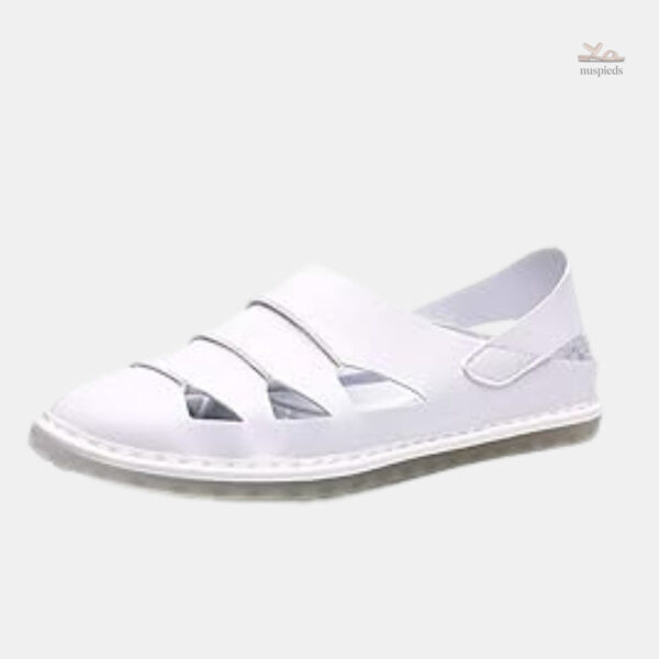 Sandale Homme Blanche Décontractée à Lanières
