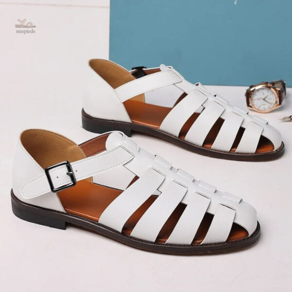 Sandale homme cuir durable et stylée