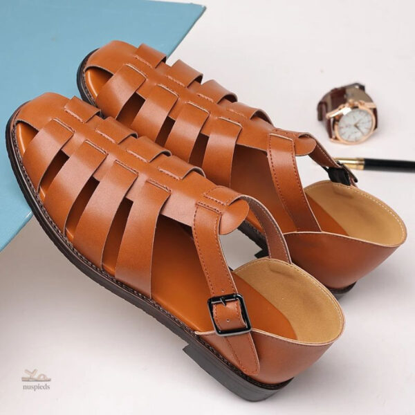 Sandale homme en cuir de qualité supérieure