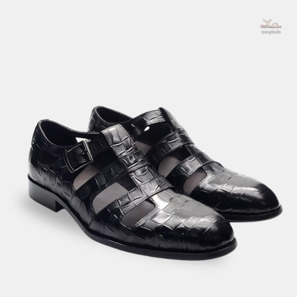 Sandale Cuir Homme de style élégant et confortable