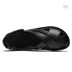 Sandale élégante en cuir pour homme