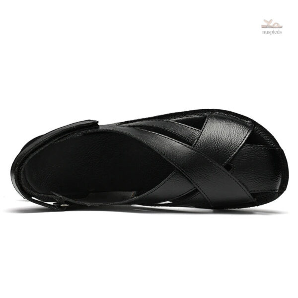 Sandale élégante en cuir pour homme