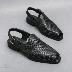 Sandale à Talon pour Homme en Style Crocodile