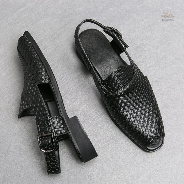 Style Crocodile : Sandale Homme élégante à Talon