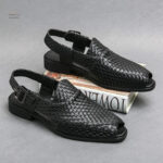 Sandale Homme avec finition Crocodile et Talon