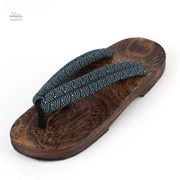Sandales japonaises en bois antidérapantes pour un confort optimal