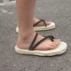 Sandale en Paille inspirée par Luffy, style Japonais
