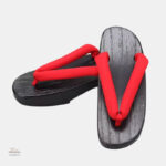 Sandales japonaises en bois unisexes style tong