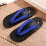 Sandales unisexes en bois, confort et style japonais