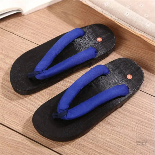 Sandales unisexes en bois, confort et style japonais