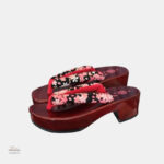 Sandale Japonaise Imprimé Floral Style Tong