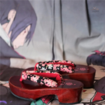 Tong japonaise avec motif floral élégant