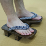 Chaussons tongs en style japonais authentique