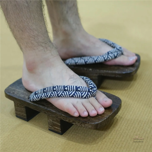 Chaussons tongs en style japonais authentique