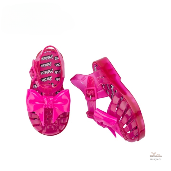 Sandale Méduse pour bébé, coloris rose vif
