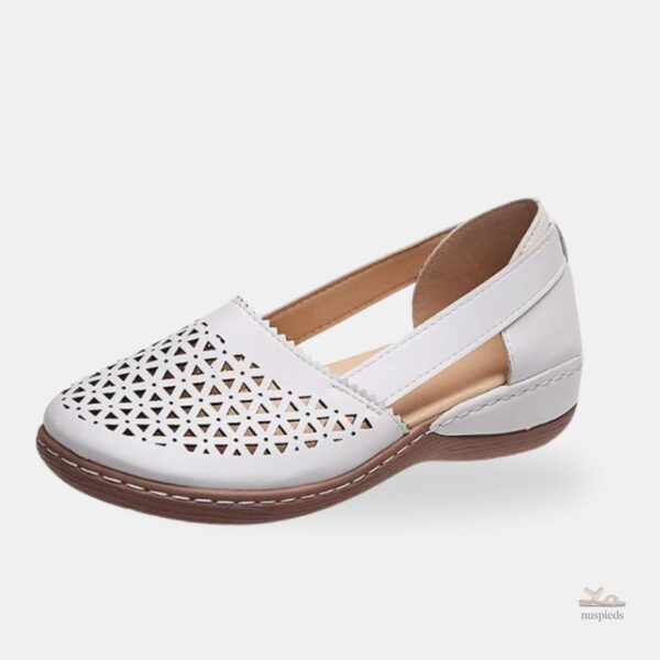 Design tendance de sandale compensée femme