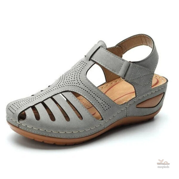 Sandale ouverte femme, style orthopédique moderne