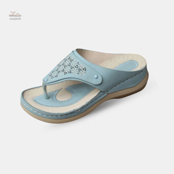 Sandale orthopédique femme style tong décontractée