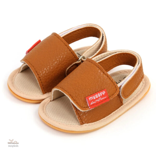 Sandales Bébé Été, Simili Cuir Doux et Léger
