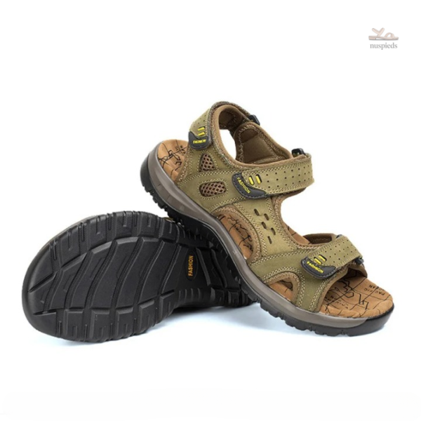 Sandales de plage avec système de fermeture à scratchs