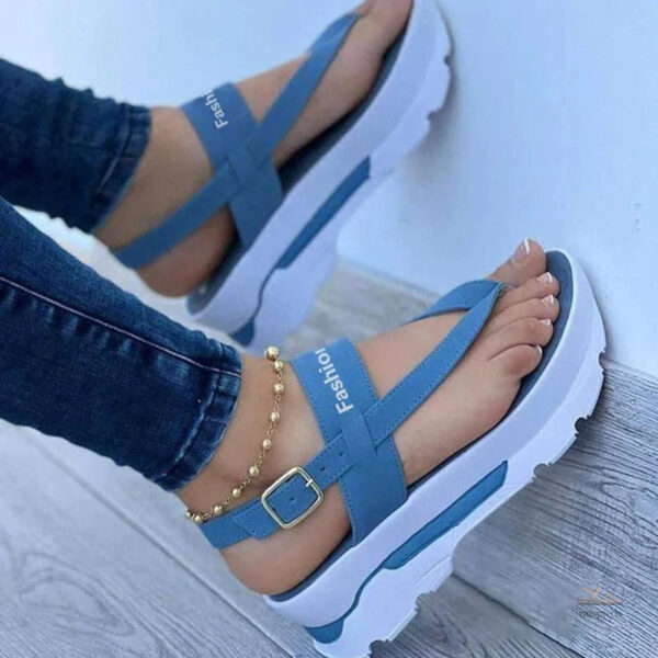 Sandale plateforme élégante pour femme